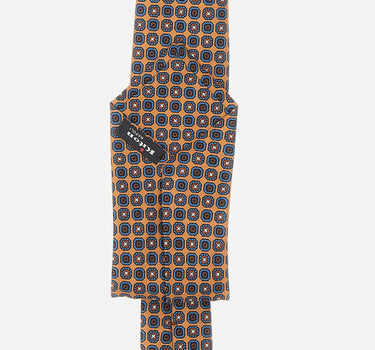 Cravatta in seta con motivo geometrico UCRVKRC01M9604 000 KITON 