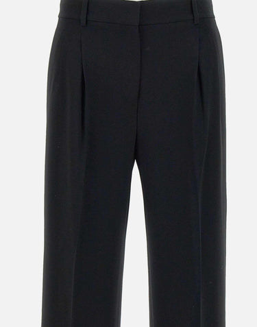Pantaloni "Dbl Pleat" in crepe Admiral L1009211 001 THEORY 