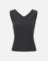 Top smanicato in lana merino 1326KTP007310B ORE VICTORIA BECKHAM 