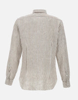 Camicia  in  lino LFU02P0147066U 0006 BARBA 
