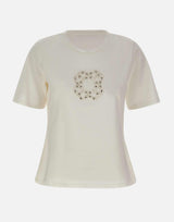 T-shirt con logo gioiello G071Z100627N 011 ELENA MIRO' 
