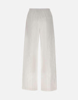 Pantaloni "Macao" MACAO WHITE LOULOU DE SAISON 