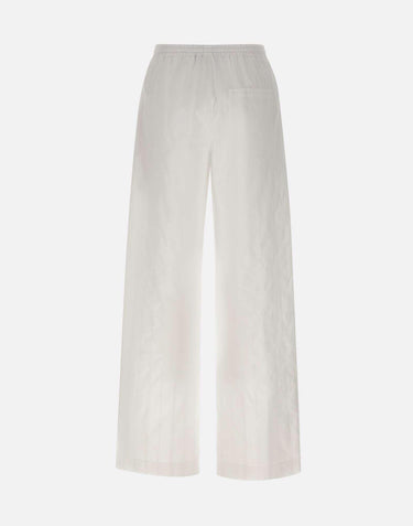 Pantaloni "Macao" MACAO WHITE LOULOU DE SAISON 