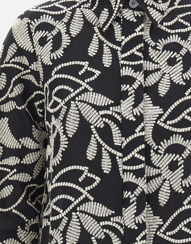 Camicia con ricamo floreale 5012P000321N 001 ELENA MIRO' 