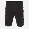 Shorts in tela di cotone biologico spazzolato effetto "old" L100019S00WA V0129 STONE ISLAND 