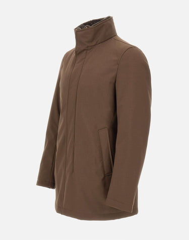 Parka con colletto pelliccia sintetica IM000370U 127308010 HERNO 