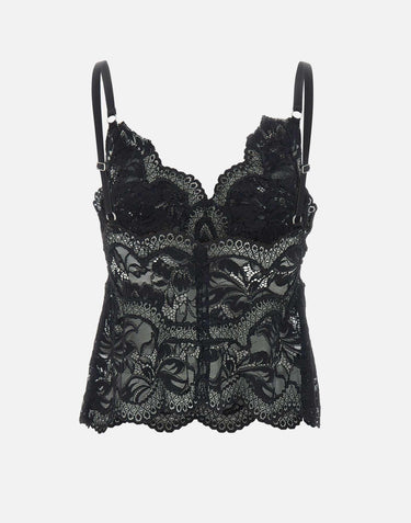 "Tank top in lace" 25PJT0043PA0170 P001 RABANNE 
