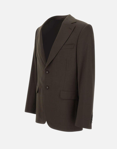 Blazer "Giovanni" in lana W24MTLG401 COFFEE OFFICINE GENERALE 