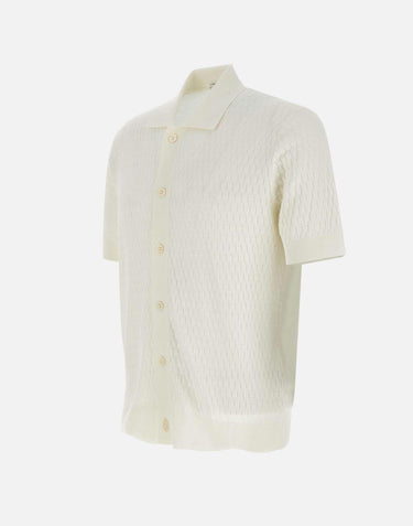 Camicia in maglia di cotone A022 F1001102 PAOLO PECORA 