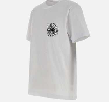 "Textured SS Tee Brilliant t-shirt" P104JWSH225 WHITE PURPLE BRAND 