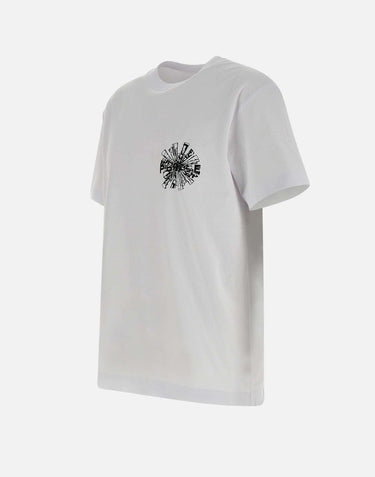 "Textured SS Tee Brilliant t-shirt" P104JWSH225 WHITE PURPLE BRAND 