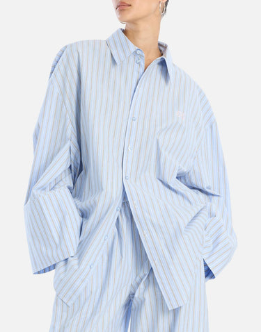 Camicia over in popeline a righe 115366 3082 ROTATE BIRGER CHRISTENSEN 