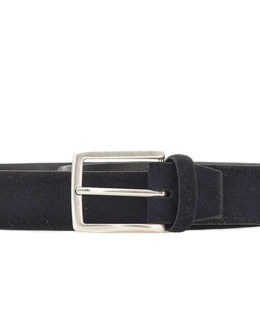 Cintura in pelle scamosciata 0935 NAVY ALBERTOLUTI 