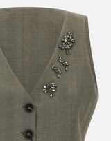 Gilet con cristalli "Cantico" 2523156031200 002 MARELLA 