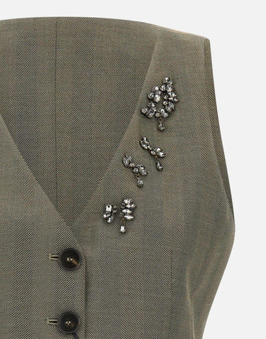 Gilet con cristalli "Cantico" 2523156031200 002 MARELLA 