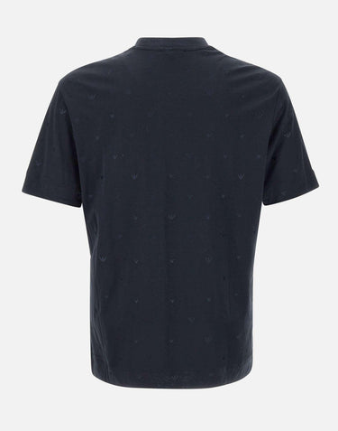 T-shirt  cotone e lyocell EM001400 AF10017FB234 EMPORIO ARMANI 
