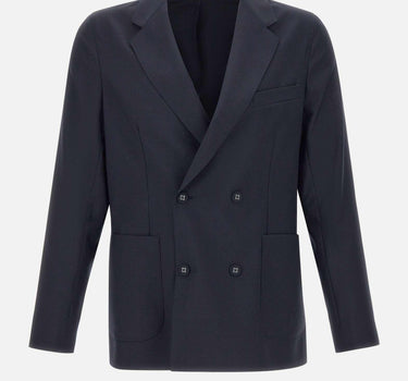 Blazer "Leon cotton Seersucker" S25MTLG403R DARKNAVY OFFICINE GENERALE 