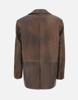 Blazer oversize in pelle 116031 2037 ROTATE BIRGER CHRISTENSEN 
