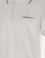 Polo in piqué "Embossed laurel" MSP26JTP243 01 CASABLANCA 