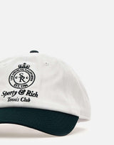 "Crown Tennis Hat" AC07961426WH12 WHFOREST SPORTY & RICH 