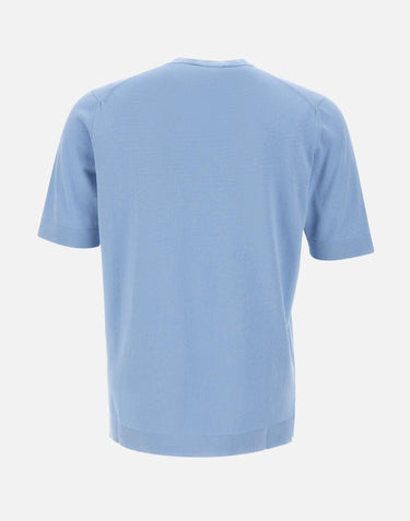 T-shirt in crepe di cotone TS0MC CR14R811 FILIPPO DE LAURENTIIS 
