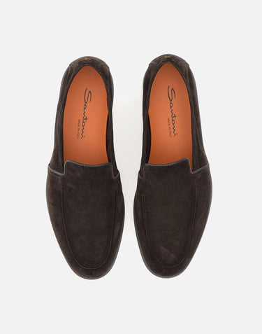 Mocassino in suede MGAR18829SMOSEAA T60 SANTONI 