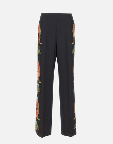 Pantaloni palazzo in seta WREA0014 AKI43X0813 ETRO 