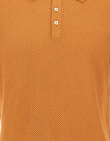 Polo in maglia a nido d'ape 57113 18028338 GRAN SASSO 