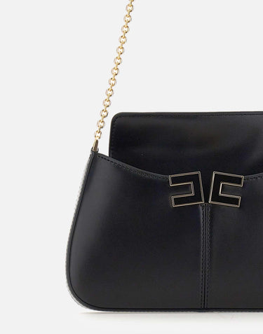 Borsa a spalla con dettaglio logo BS93A61E2 110 ELISABETTA FRANCHI 