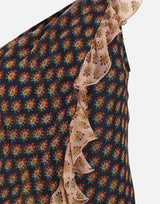 Top monospalla in seta con volant WRJA0166 99SA1Q5X0811 ETRO 