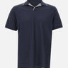 Polo open collar in misto seta e cotone 26411237 050 PAUL&SHARK 