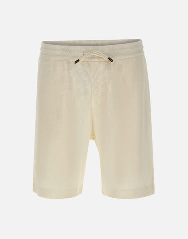 Shorts in cotone e lino 50559036 118 BOSS 