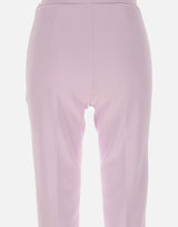 Pantaloni slim in crêpe con placca logo PA07751E2 544 ELISABETTA FRANCHI 