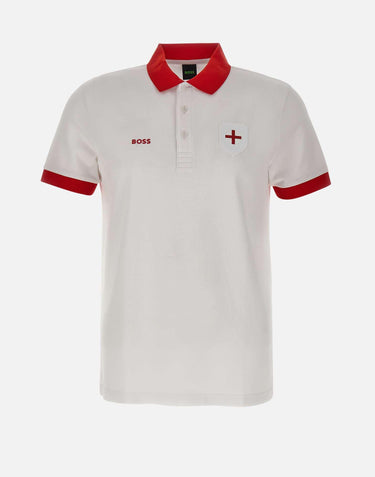 Polo "Paddy" con dettaglio bandiera paese 50559263 101 BOSS 