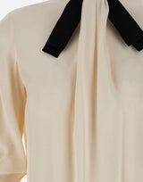 Blusa con fiocco firmato CA17866E2 E84 ELISABETTA FRANCHI 