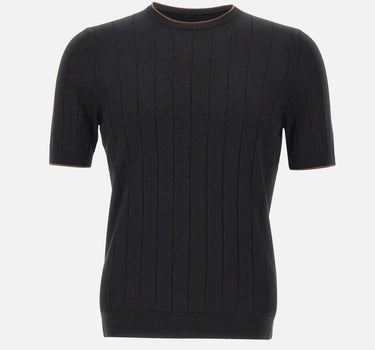Maglia in seta a maniche corte 43116 23510099 GRAN SASSO 
