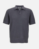 Polo traforata in cotone vintage 301223 033 KANGRA 