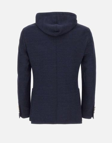 Giacca in misto cotone con pettorina M75GIAK06 TES0M02211 ELEVENTY 