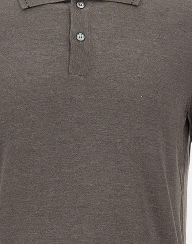 Polo in misto seta 43142 16224170 GRAN SASSO 