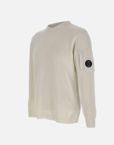 "Cotton Chenille Crewneck Sweater" 19CMKN017A 005558G103 C.P. COMPANY 