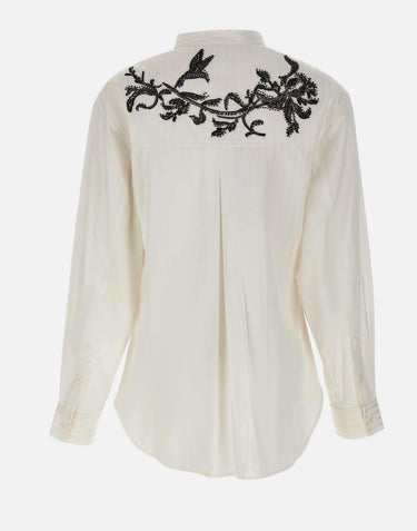 Giacca con ricamo gioiello CS014 WHITE JACQUES WEI 