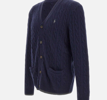 Cardigan a trecce in lana e cashmere 710949808 001 POLO RALPH LAUREN 