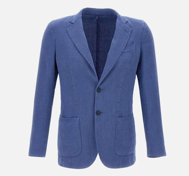 Blazer in misto cotone e lino DS3032 GL72074 SANTANIELLO 