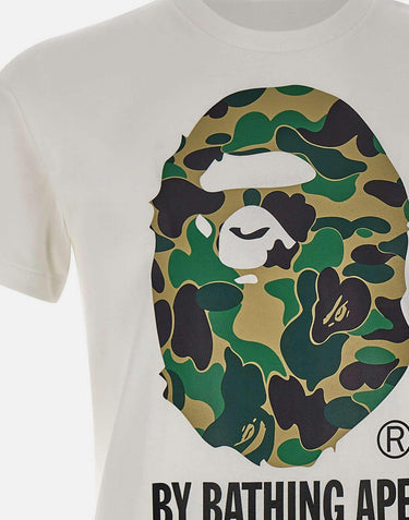 T-shirt "ABC Camo By Bathing  APE" 001TEM301005M WHXGR BAPE 