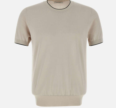 T-shirt in cotone e viscosa 100021 060 KANGRA 