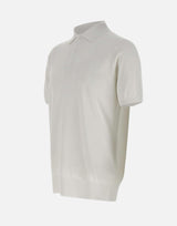 Polo in viscosa e cotone 10002606 001 KANGRA 