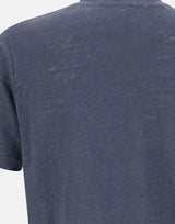 T-shirt in lino DK87123 BLU DIKTAT 
