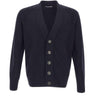 Cardigan in lana con texture a rombi 411304 041 KANGRA 
