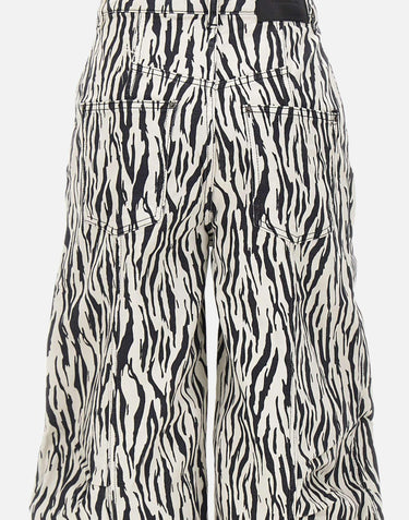 "Printed twill cargo pants" 114339 858 ROTATE BIRGER CHRISTENSEN 