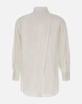 Camicia "Boyfriend" in misto cotone e lino CFWWSI2013 FRUT52958309 WOOLRICH 